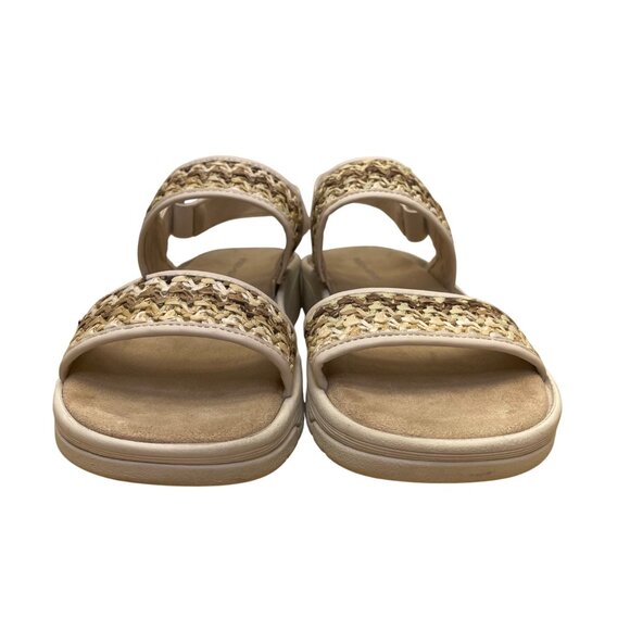 Easy Spirit Women’s Beige Woven Strap Open Toe Seraina Sandals Size 6.5M - Picture 1 of 7